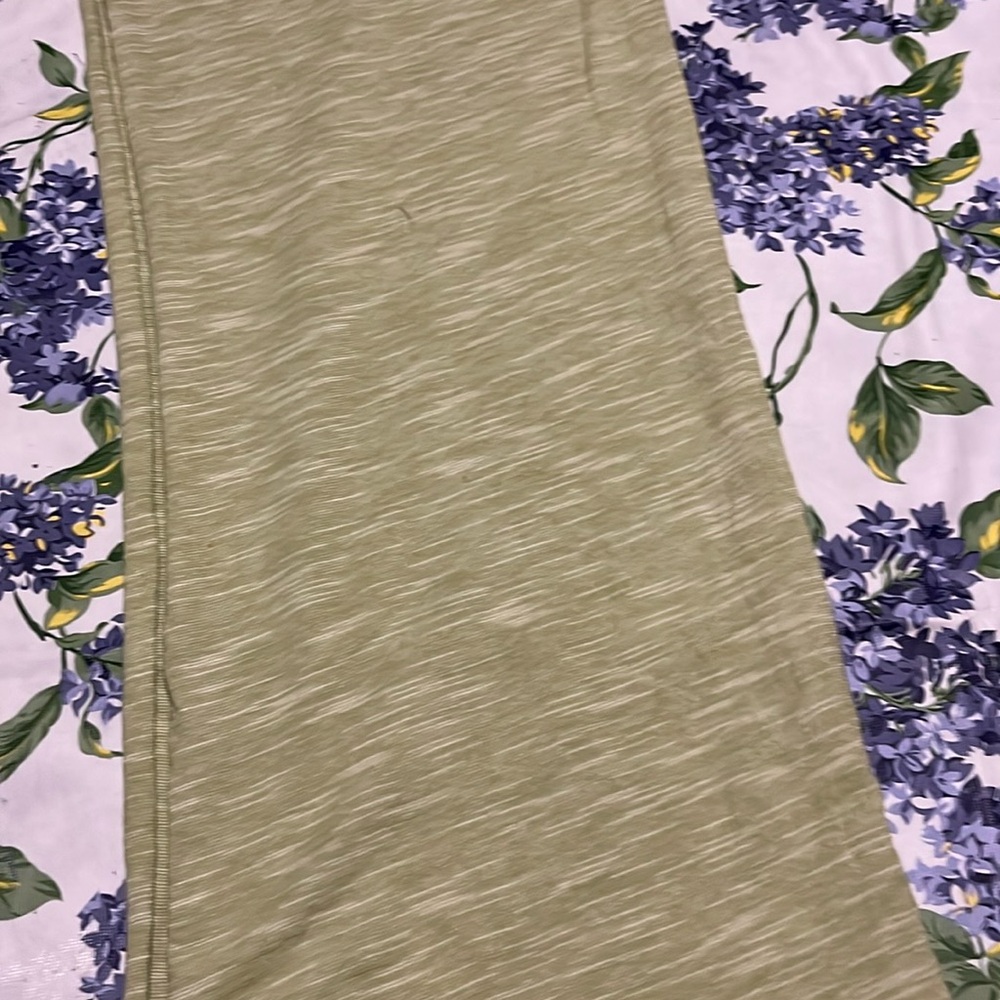J Jill lime green and white infinity scarf